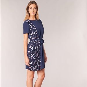 Tommy Hilfiger Pleated Dress with Sash